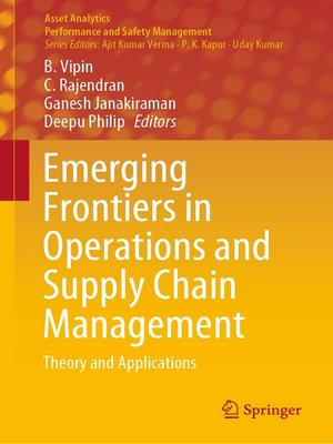 cover image of Emerging Frontiers in Operations and Supply Chain Management